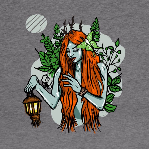 Forest Witch, Alchemist Pagan Moon by LunaElizabeth